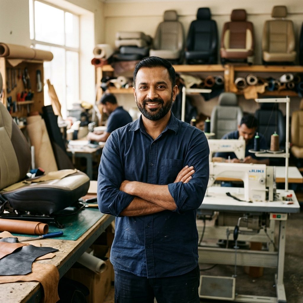 RSDI founder Praveen Verma in the workshop